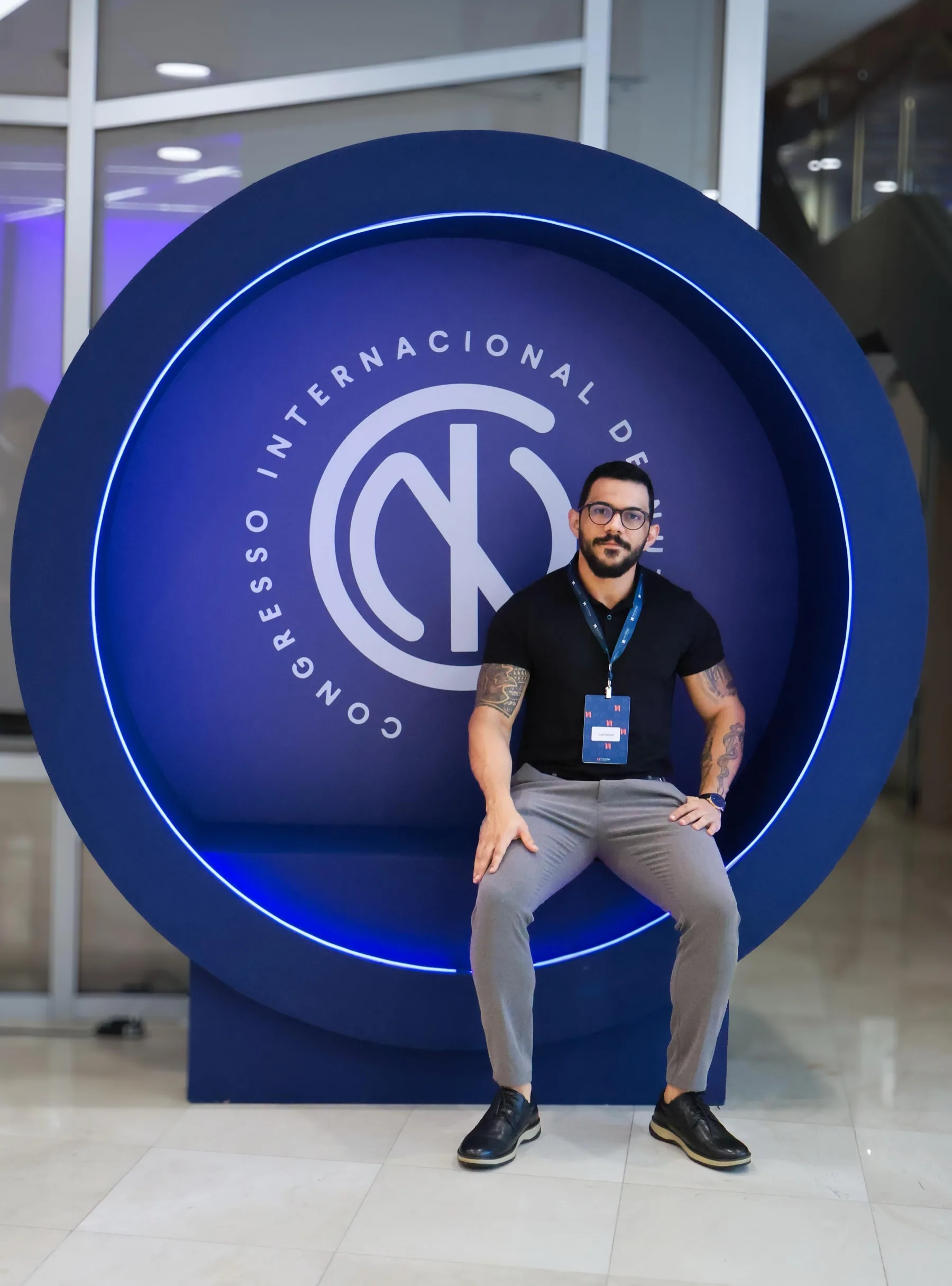 Dr. Caio Sodré em congresso médico